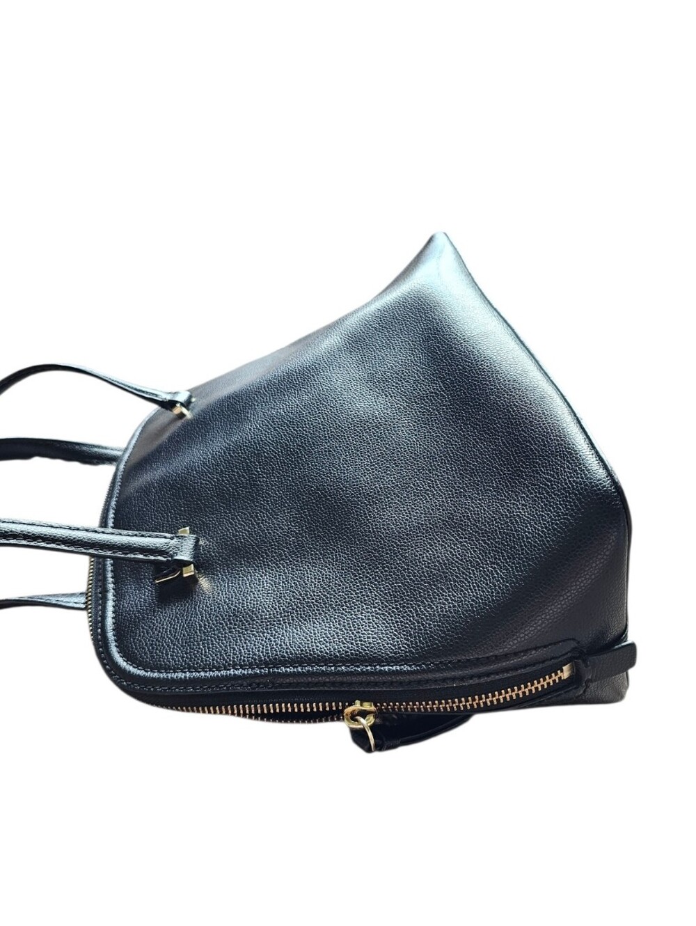 Kate Spade Small Rima Black Leather Dome Satchel Crossbody - Picture 6 of 9